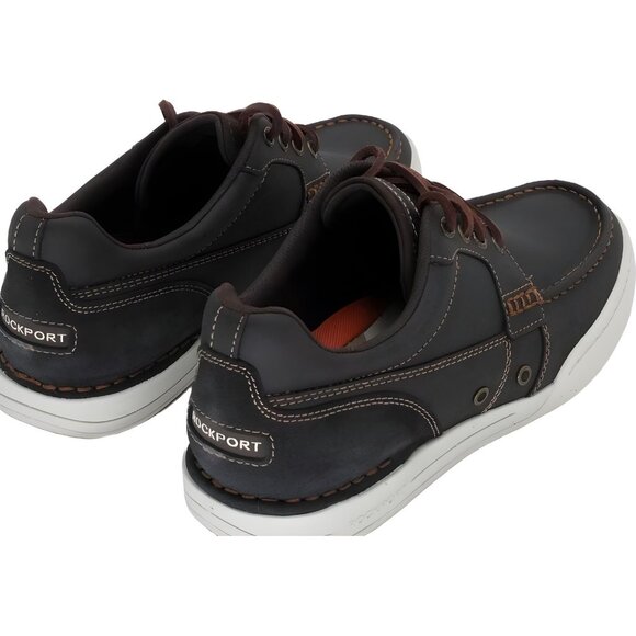 Rockport Wentworth Moc Toe Casual Dark Brown Men's US 8.5W - Picture 3 of 6